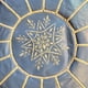 thumbnail image 3 of Puff de cuero Azul Claro, 3 of 3