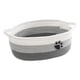 thumbnail image 2 of Cesta Tejida De Cuerda De Algodón, Cesta De Regalo Suave, Vacía Para Armario De Baño, Ropa, Blanco Y Gris, 2 of 5