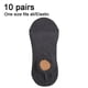 thumbnail image 2 of 10 pares de calcetines tobilleros finos de corte bajo para mujer, calcetines casuales de color liso., 2 of 5