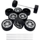 thumbnail image 1 of Ruedas Juguete URIMPAVIDO 40mm Goma con Eje Metalico 10PCS, 1 of 3