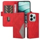 thumbnail image 1 of Funda Cartera para Xiaomi Redmi Note 14 5G con Tarjetero Soporte y Correa Rojo, 1 of 6