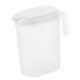 thumbnail image 4 of Jarra De Plástico Transparente Con Tapa Para Café Frío, Leche, Restaurante, 1,8 L, 4 of 5