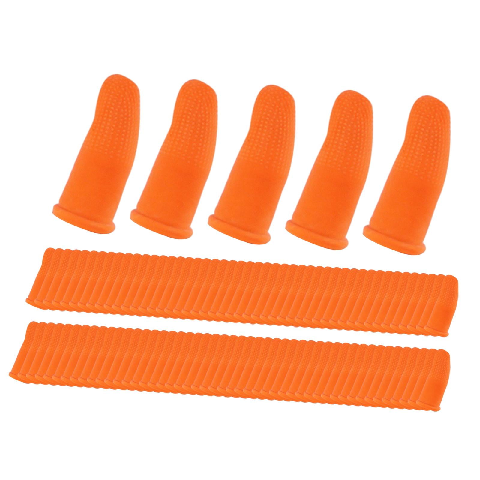 Ioensy - 100x Desechables De Látex Para Dedos, Cubiertas Para Dedos Para Lavado De Joyas, Arte De Uñas