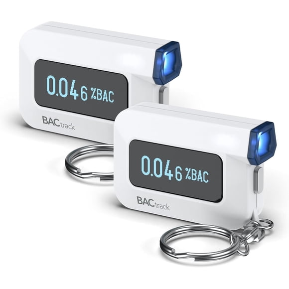 Alcoholímetro BACtrack C6 Llavero Pack 2 Sensor Profesional