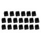 thumbnail image 1 of Pisos De Madera Del Protector De La Pierna Del Protector De La Silla Del Control Deslizante De Silicona 20pack, Se Adapta A Toda La Forma B Peque?a Cuadrada, 1 of 5
