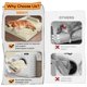 thumbnail image 4 of Cama para perro MEKIY ortopédica impermeable de espuma viscoelástica XXL beige, 4 of 9
