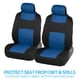 thumbnail image 3 of Juego Completo De Fundas Para Asientos De Coche Polypro Azul Sobre Negro, 3 of 9