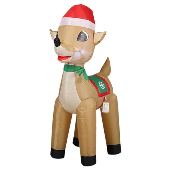 Reno Inflable Navideño, Decoración Navideña Para Exteriores