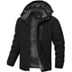 thumbnail image 1 of Chaqueta de invierno RBYEKP, impermeable, cálida, forro polar, esquí de nieve para hombre, negra, XL, 1 of 5