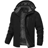 Chaqueta De Invierno Rbyekp, Impermeable, Cálida, Forro Polar, Esquí De Nieve Para Hombre, Negra, Xl