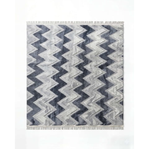 Genérico - Alfombra 150 X 200 Decorativa Jacquardbicolor 7