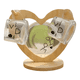 thumbnail image 1 of Juego vajilla tazas soporte bambú diseño corazón Café #2, 1 of 3
