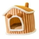 thumbnail image 3 of Encantadora Cama Para Gatos, Casa, Cojín Para Mascotas, Cómoda Y Cálida Perrera, Casas Para Cachorros De Invierno, M, Marrón, 3 of 5