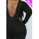 thumbnail image 5 of Mono Ajustado de Manga Larga con Cuello Redondo y Talla Grande, 5 of 5