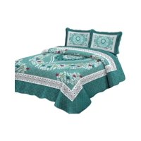 Genérico - Cubrecama Quilt 2 Plazas+2 Fundas Verano Fresco 13N01