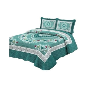 Genérico - Cubrecama Quilt 2 Plazas+2 Fundas Verano Fresco 13N01