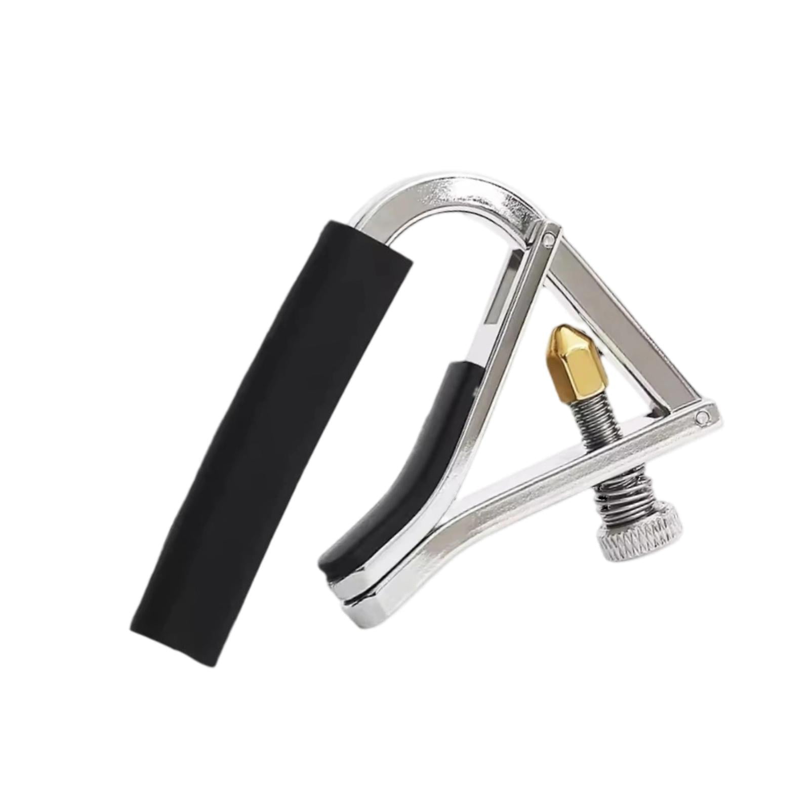 Magideal - Capo De Guitarra, Clip Kapo Para Guitarras Acústicas Y Eléctricas, De Metal, Ajustable, Fácil De Usar, Instrumento De Cuerdas, Accesorio Para Guitarra Argén