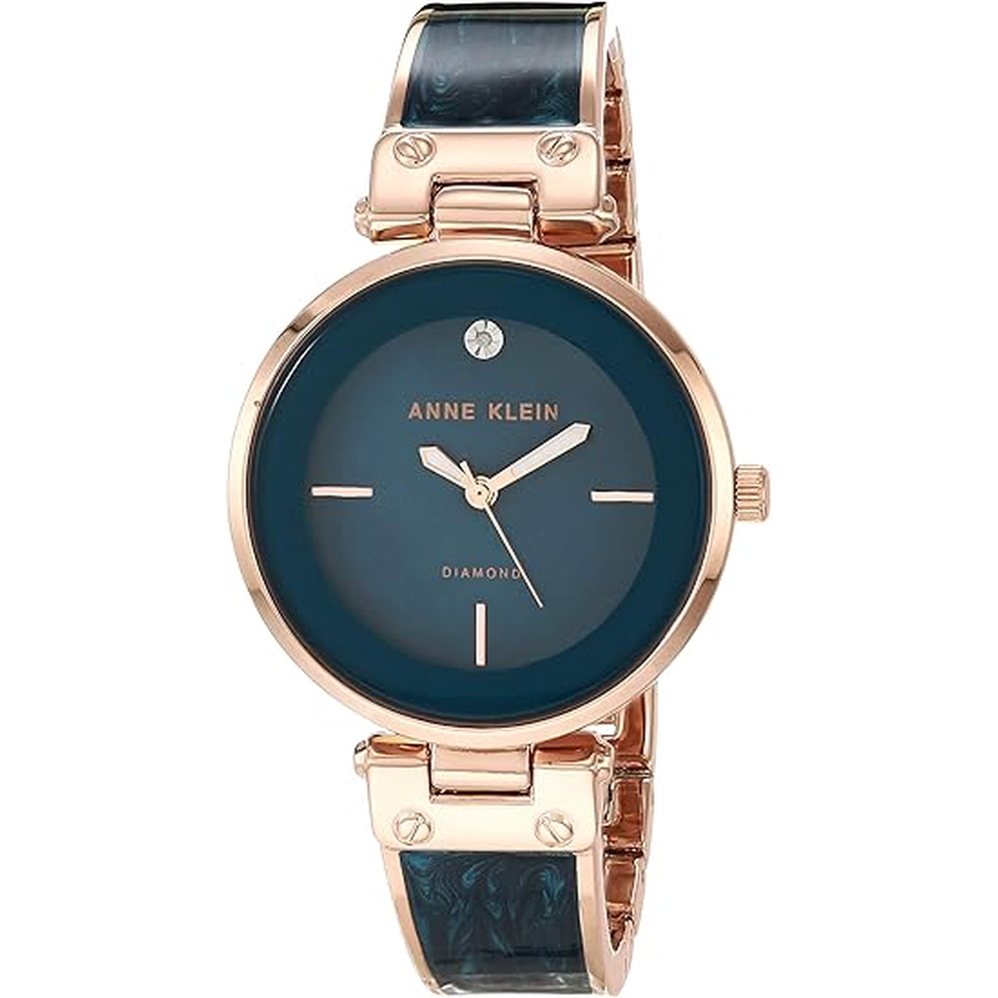 Reloj Análogo Anne Klein Ak/2512terg Teal Oro Rosa Mujer