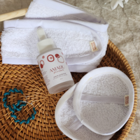 Amaru Skincare - Kit Skincare | Eleva Tu Rutina | Serum Facial + Pétalos Desmaquillantes Reutilizables + Cintillo Skincare De Algodón