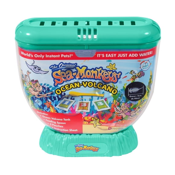 Kit para mascotas instantáneas Sea Monkey's Ocean Volcano