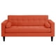 thumbnail image 1 of Sofa Retro 3c Felpa 00 Naranja, 1 of 6