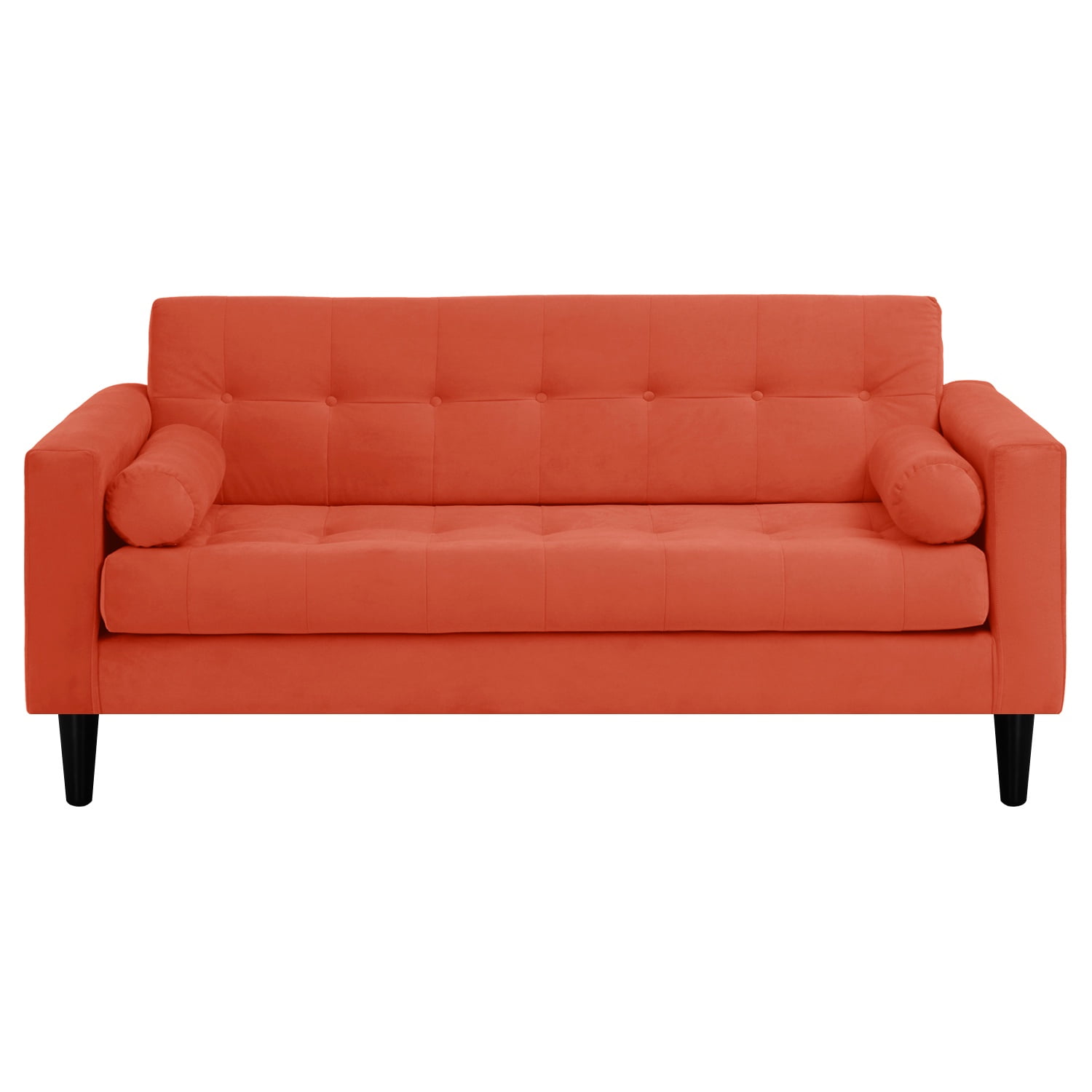 Bodevir - Sofa Retro 3c Felpa 00 Naranja