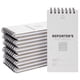 thumbnail image 1 of Cuaderno Juvale Reporters, paquete de 12 unidades, 140 páginas, 70 hojas, 10 x 20 cm, 1 of 8