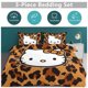thumbnail image 3 of Cute Hello Kitty Bedding Sets for Girl Women Twin Size, 3 of 5