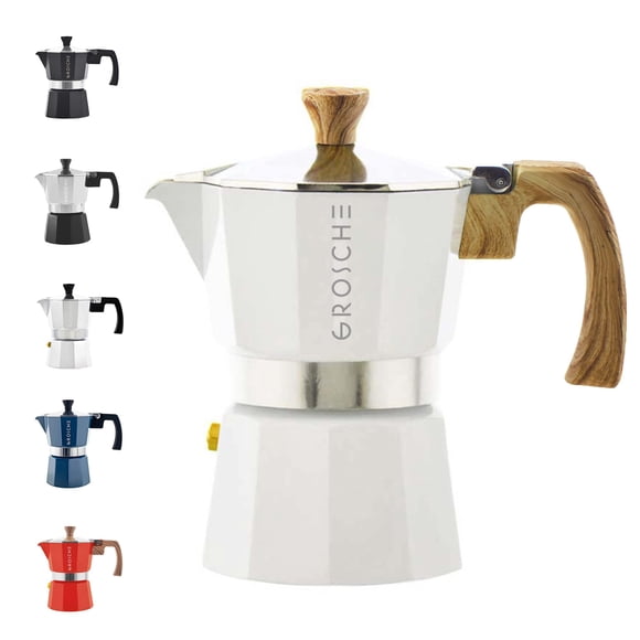 Cafetera espresso con estufa GROSCHE Milano Moka 150 ml