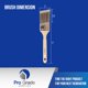 thumbnail image 2 of Paint Brushes Pro Grade 2 Angle Fash, paquete de 12, 2 of 8