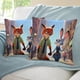 thumbnail image 3 of Zootopia Fundas de almohada de terciopelo con tema, regalos de funda de almohada, decoración para el hogar, cojín de lanzar, regalo de cumpleaños para fans y parejas. 45cm x 45cm., 3 of 6