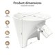 thumbnail image 2 of Embudo Heiluxe para KitchenAid KSM150 5QT blanco, 2 of 7
