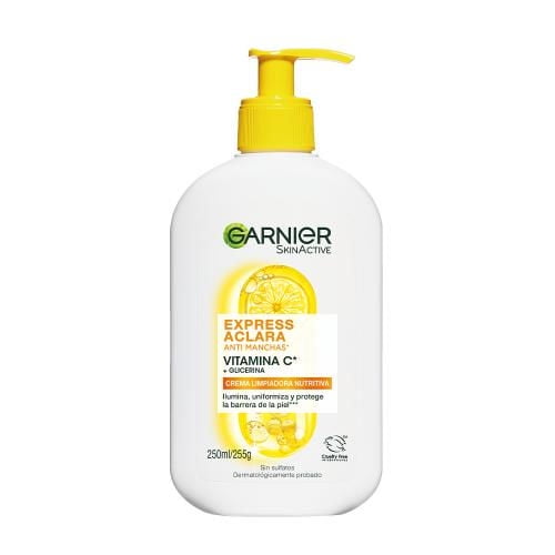 Crema Facial Express Aclara Anti Manchas Con Vitamina C 250 ml Garnier