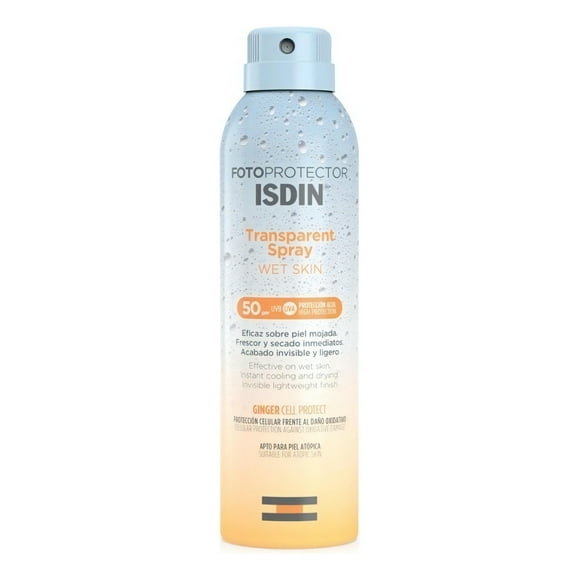 Isdin Fotoprotector Transparent Spray Wet Skin Spf 50 250ml