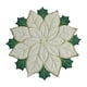 thumbnail image 2 of Mantel Individual Navideño, Mantel De Lino Con Bordado De Flores Para Cena, Para Cafetería, Hotel, Cocina, Blanco, 40cm, 2 of 5
