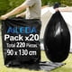thumbnail image 1 of Bolsa de basura extra grande Aileda 90 x 130 cm - 20 rollos (220 unidades) - 100% reciclada, 1 of 8