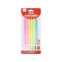 Homewell - Velas Cumpleaños Color 6Pcs