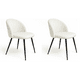 thumbnail image 1 of Pack 2 Sillas Sitiales Nordic Felpa Black Beige, 1 of 3