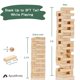 thumbnail image 4 of Juego de madera de pino Apudarmis, 54 unidades, de madera de pino, con dados y bolsa, 4 of 9