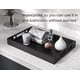 thumbnail image 4 of Bandeja para servir Fibogollo Bamboo con asas de metal, 38 x 25 cm, color negro, 4 of 6
