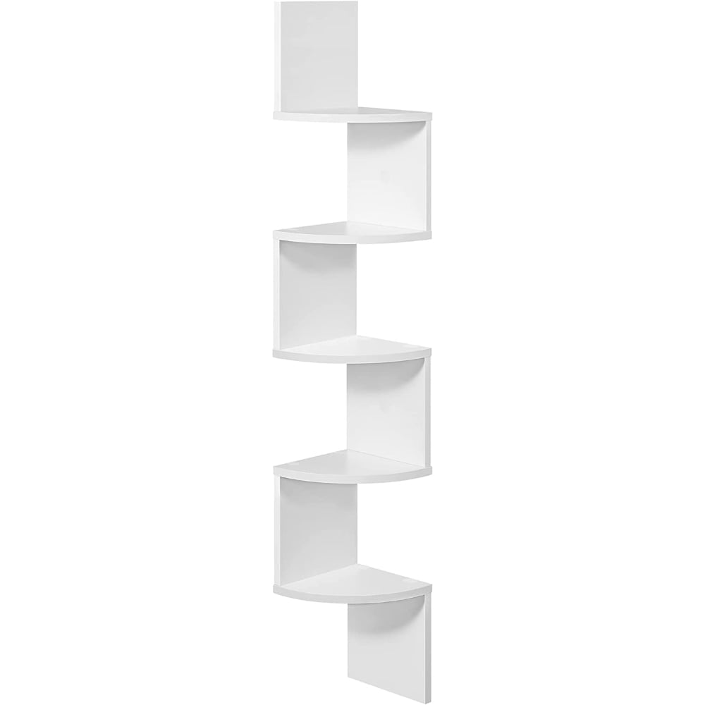 Casa Vinte - Mueble Estante Esquinero Zigzag Blanco Ribe