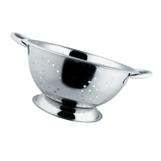 Colador Acero Inoxidable 28 cm blanco