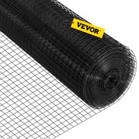 Hardware Cloth Vevor, 24 X 15 M, Acero Galvanizado, Malla 1X1, Negro
