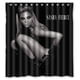 thumbnail image 1 of Cortina de ducha con estampado de Beyoncé, cantante popular, con ganchos, tamaño 66 x 72 pulgadas, 1 of 3