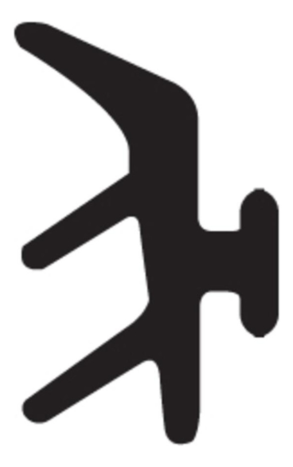 Burlete Base B-42 Y 6Mm Negro 100Mts Dvp