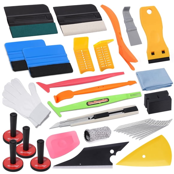 Kit de herramientas para envolver automóviles Pro, envolturas de vinilo, aplicador de tintes para ve