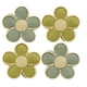 thumbnail image 3 of Set De 4 Cojines Diseño Flor Color Azul/verde, 3 of 3