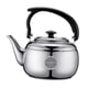 thumbnail image 1 of 1l tetera de acero inoxidable cocina tetera tetera de metal estufa de té tetera de plata, 1 of 3