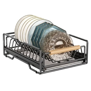 Wakeshome - Estante Organizador De Cocina Rack Deslizable De Almacenamiento Para Platos