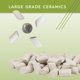 thumbnail image 2 of Material de relleno cerámico Rock Tumbling Polly Plastics, 680 g, 2 of 3